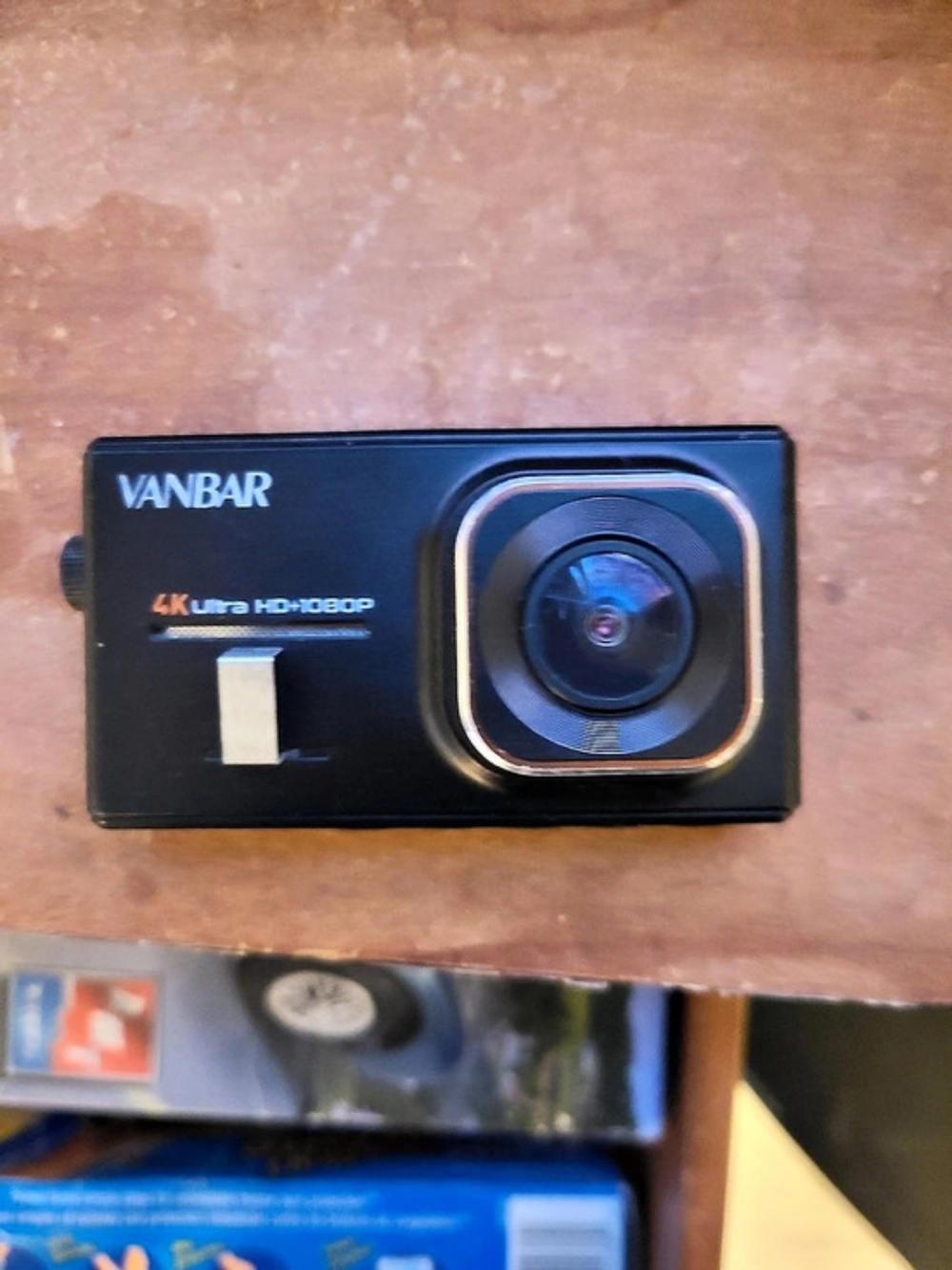 VANBAR DC400 4K Ultra HD+1080P Dash Camera Black